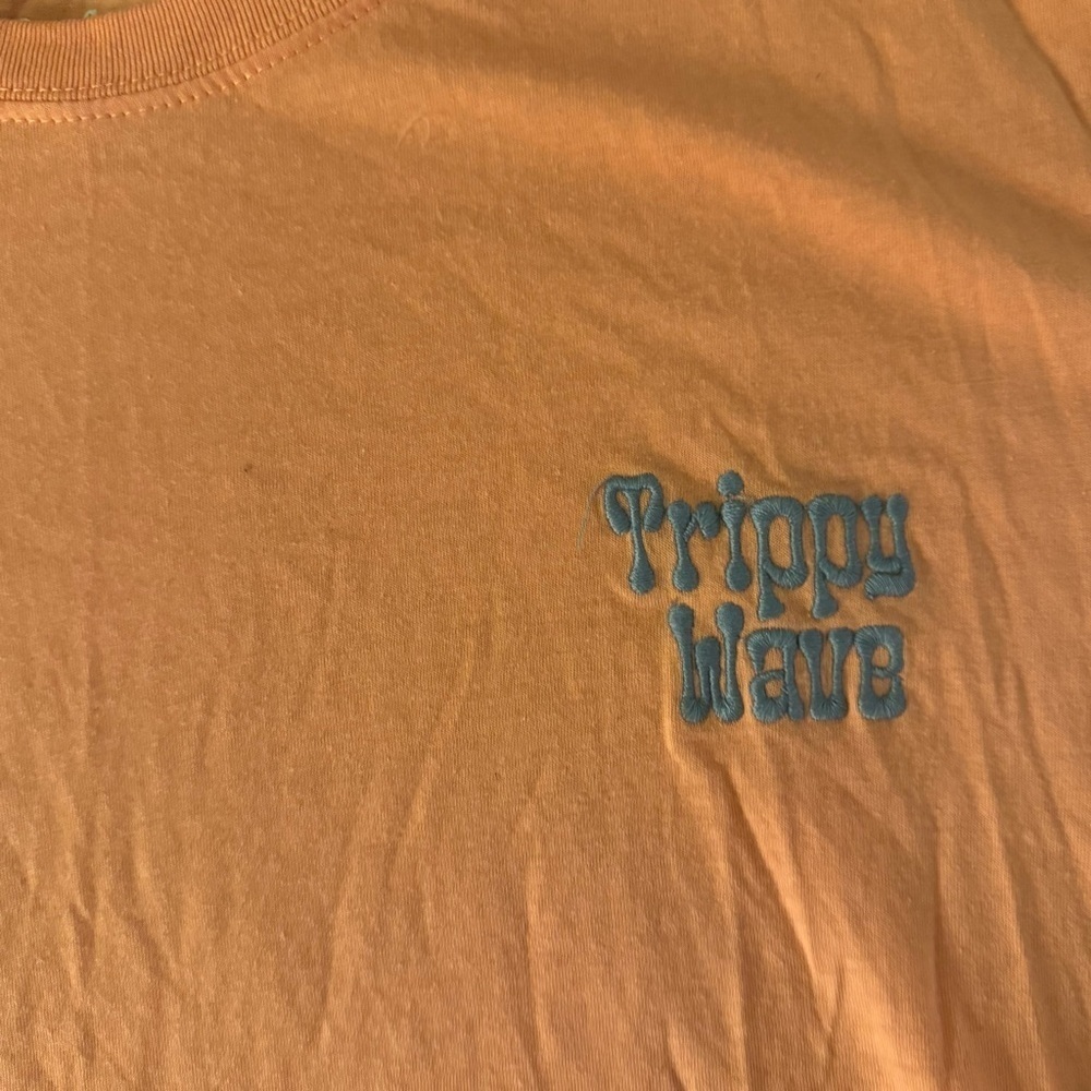 Pacsun PacCares trippy wave embroided t shirt in coral
Orange size Medium - Picture 7 of 7